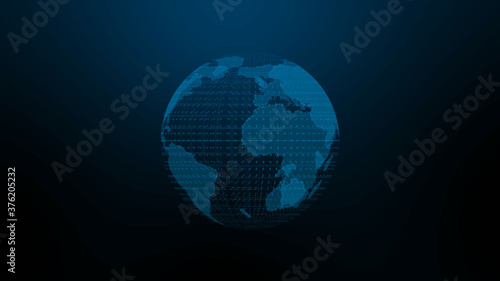 New aqua color globe image New background earth image
