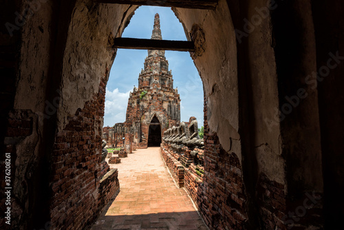 Wat Chaiwattanaram  famous temple  Ayutthaya