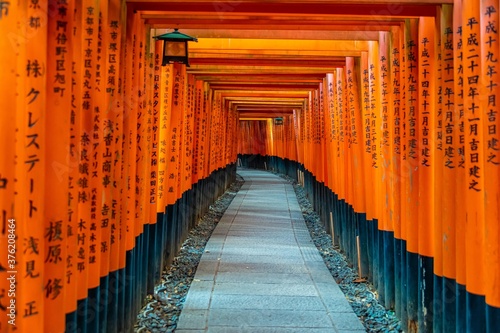 Fushimi Inari Shrine in Kyoto, Japan.