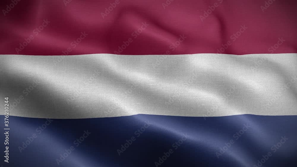 Flag of Netherlands Loop 3D Flag of Netherlands Loop 3D