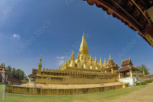 Phra That Loang Landmark in Vientiane, Laos