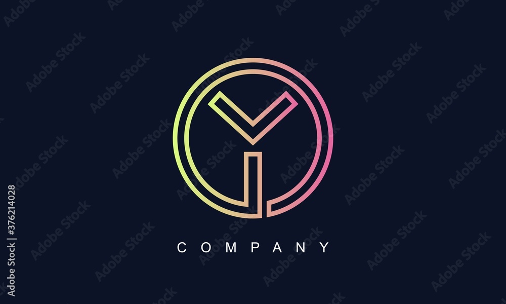 Initial Letter Y Logo With Creative Circle Monogram Business Typography Vector Template. Creative Abstract Letter Y Logo Design Initial Letter Y Logo With Creative Circle Monogram Business Typography Vector Template. Creative Abstract Letter Y Logo Design