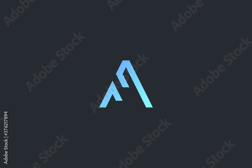 Technology Letter A Logo Template