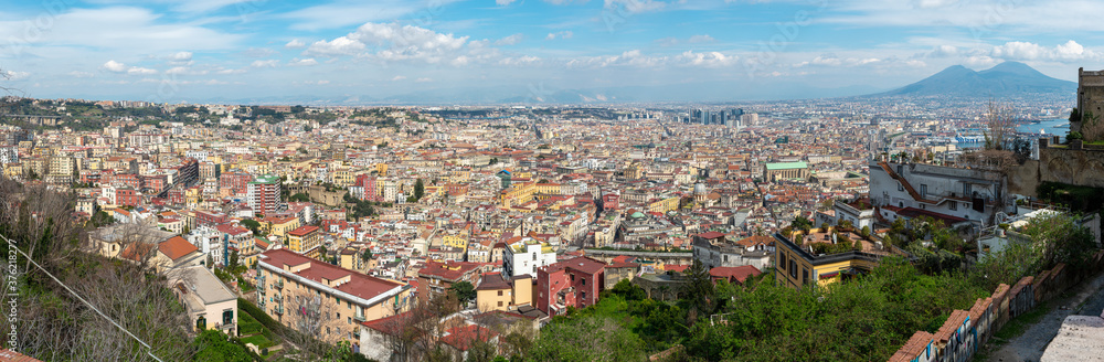 Naples panoramic view