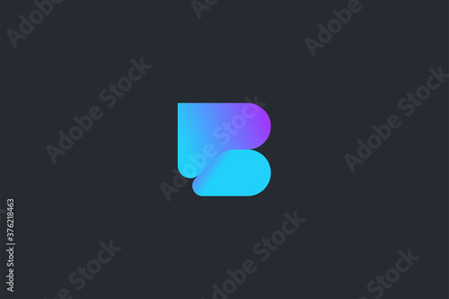 Technology Letter b Logo Template