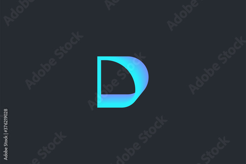 Technology Letter D Logo Template