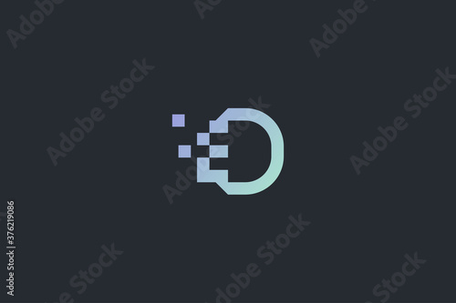Technology Letter D Logo Template