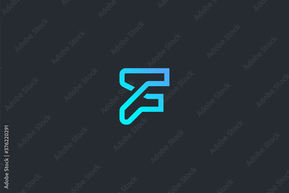 Technology Letter F Logo Template Technology Letter F Logo Template