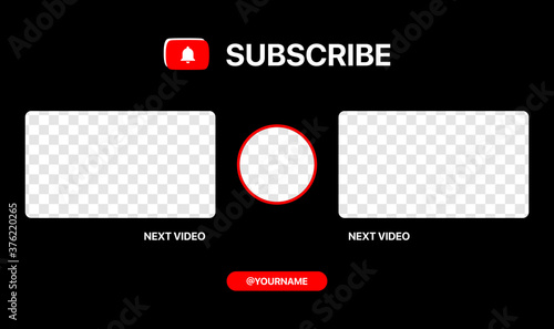 Next Video. Youtube Clean Vector Wireframe For Your Vlog. Next Episode. Put Your Video Under Background
