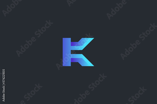 Technology Letter K Logo Template