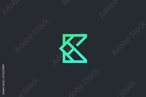 Technology Letter K Logo Template