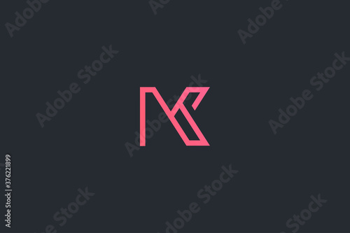 Technology Letter K Logo Template