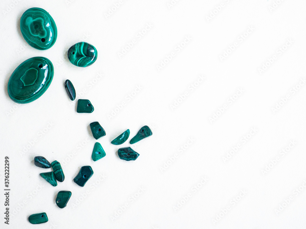 Natural malachite close up Natural malachite close up