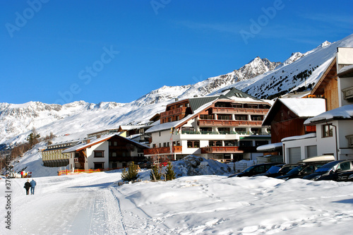 Obergurgl Hochgurgl Otztal Ski resort in the Western Tyrol Austrian Alps Austria © Andy Evans Photos