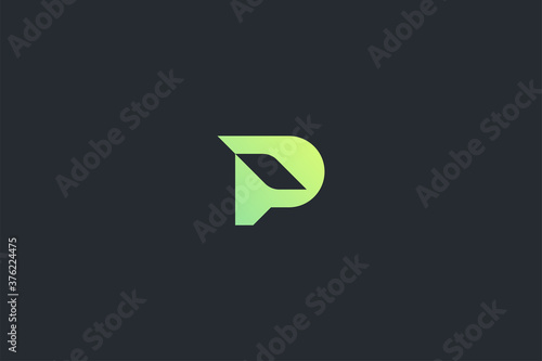 Technology Letter P Logo Template