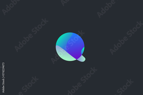 Technology Letter Q Logo Template