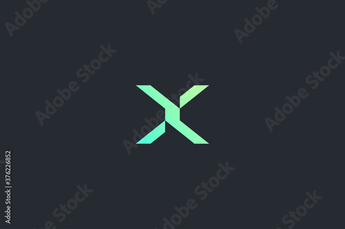 Technology Letter X Logo Template