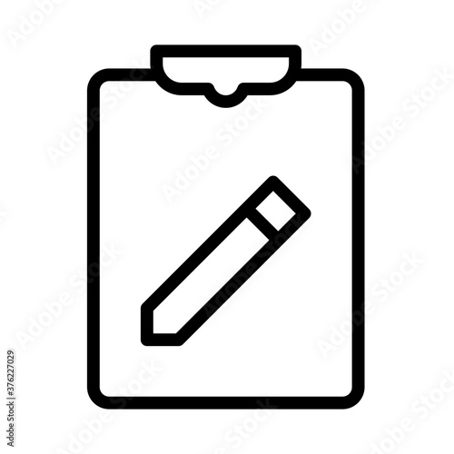 clipboard and pen icon
