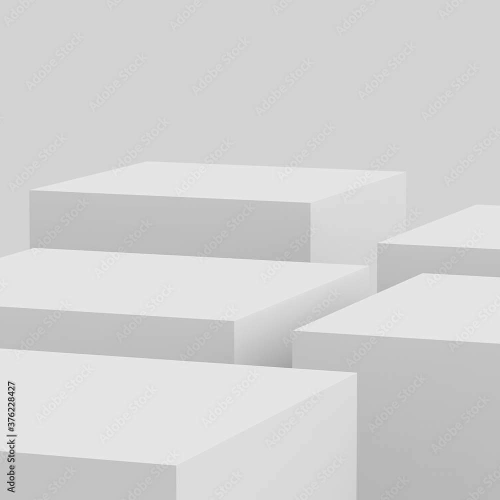 3d gray white cube and box podium .. minimal scene studio background. Abstract 3d geometric shape object illustration render. Display for online business product. 3d gray white cube and box podium .. minimal scene studio background. Abstract 3d geometric shape object illustration render. Display for online business product.