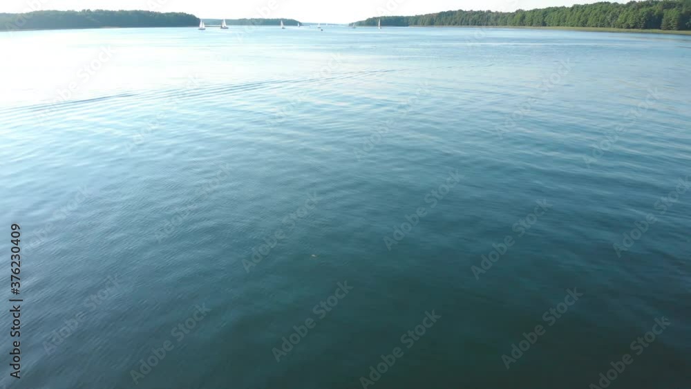 panoramic aerial view of a beautiful lake on a summer day panoramic aerial view of a beautiful lake on a summer day