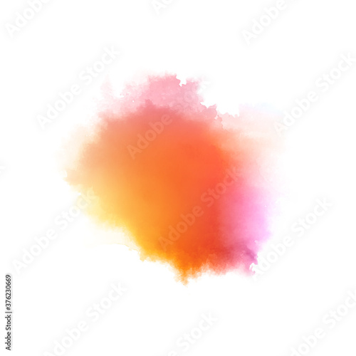 Colorful stylish watercolor splash design background