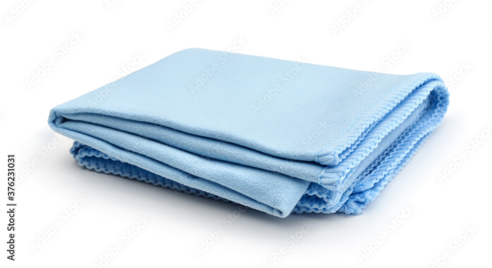 Fototapeta premium Bed cover isolated on white.