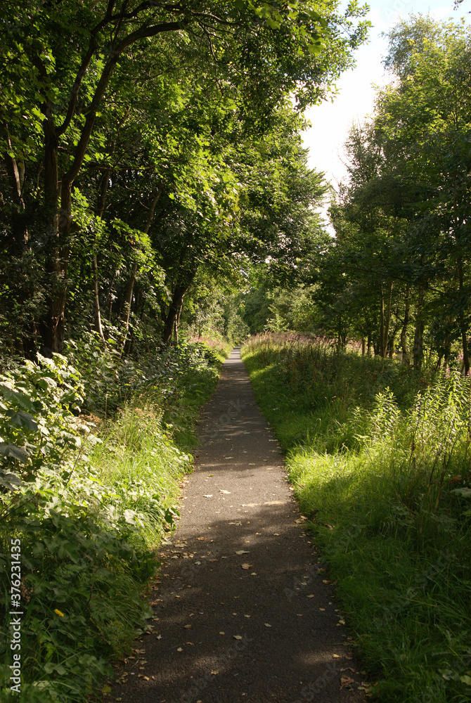 Fototapeta premium Darnick Sunday sports day during virus lockdown