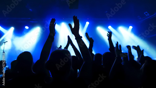 Wallpaper Mural crowd of people dancing at concert Torontodigital.ca