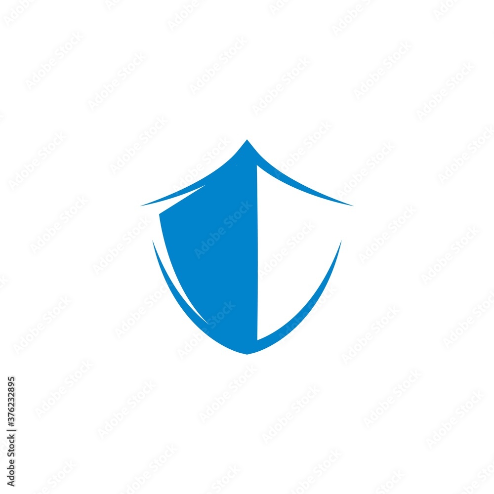 Shield symbol icon template vector illustration