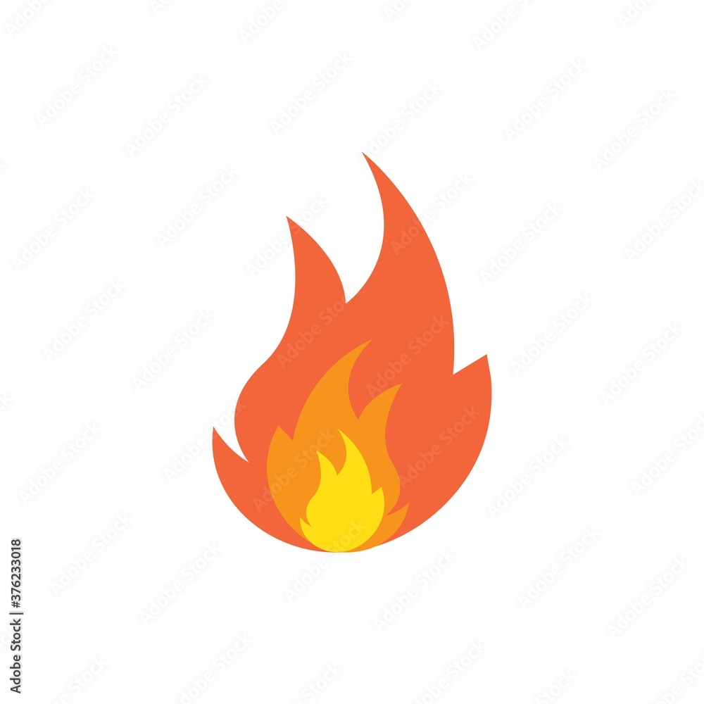 Fire flame icon vector illustration design Fire flame icon vector illustration design