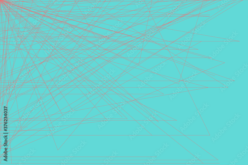 Fototapeta premium Isolated pattern random mooth lines