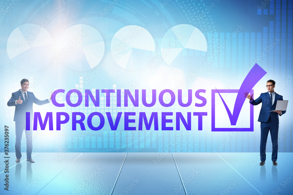 Continuous improvement concept in business Continuous improvement concept in business