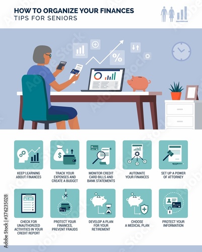 How to organize your finances, tips for seniors