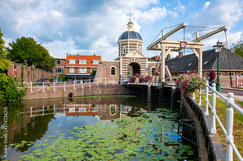 Leiden City in the Netherlands. photo