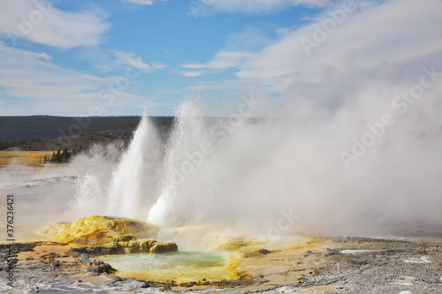 Well-known geysers