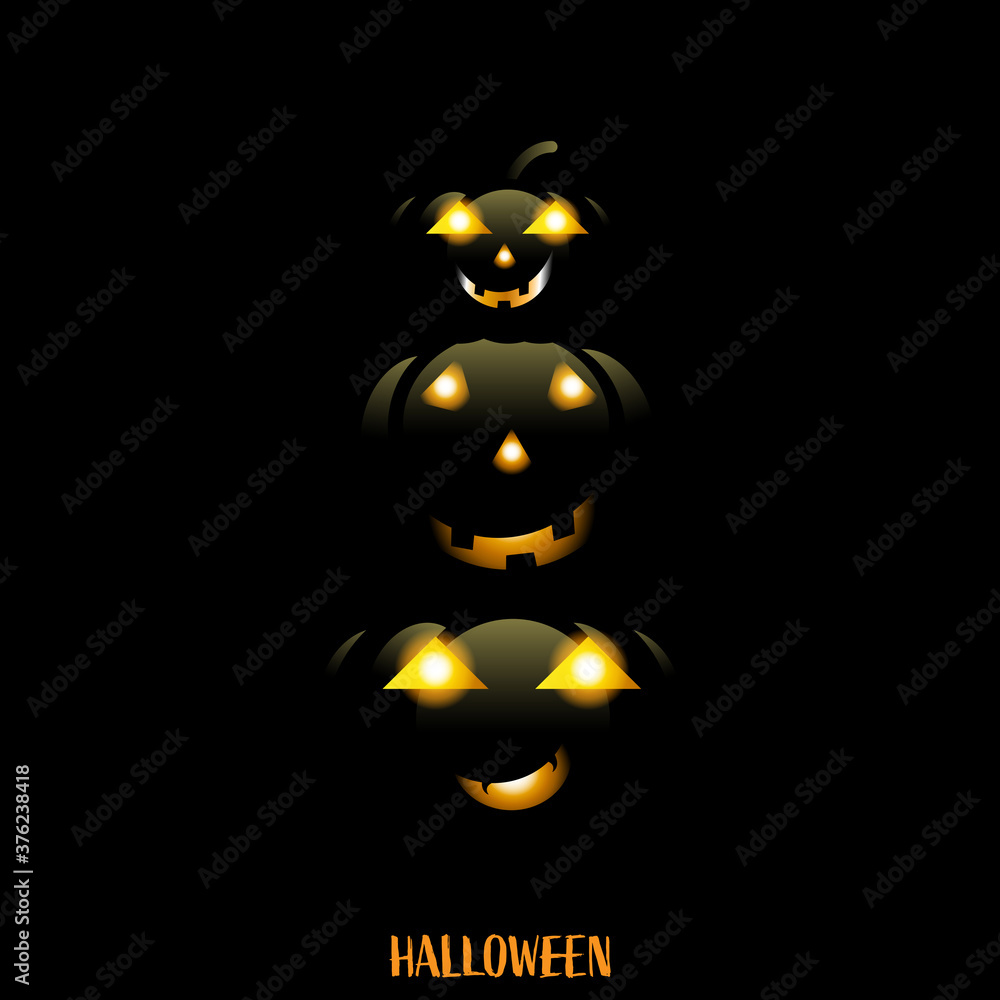 Halloween Pumpkin for celebration on dark background. Halloween Pumpkin for celebration on dark background.