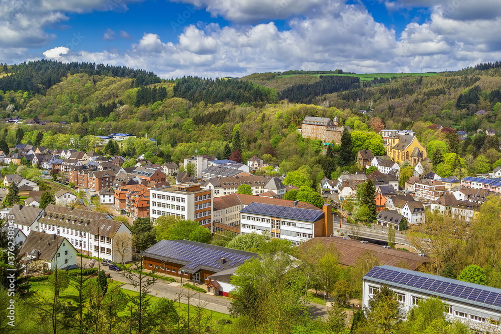 Fototapeta premium View of Schleiden, Germany