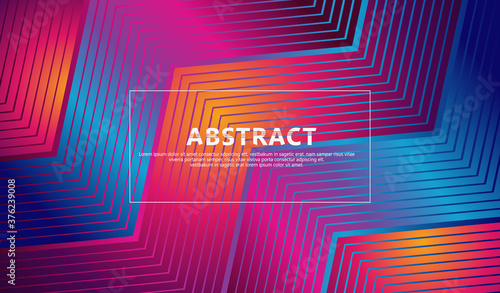 Abstract lines on triangle shape background for element material design.