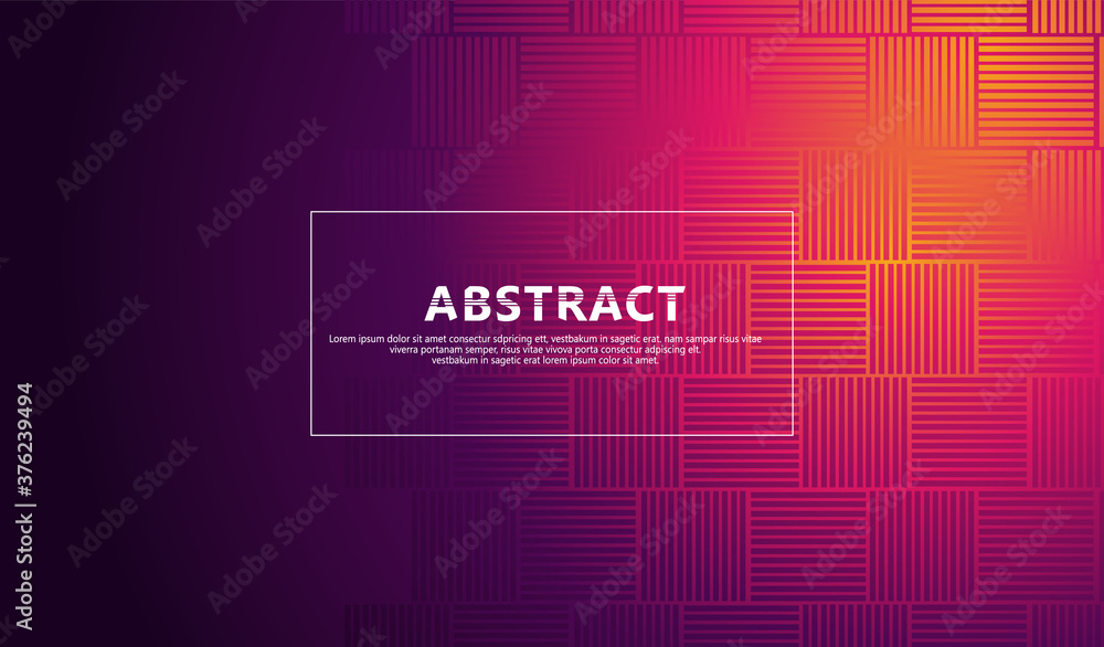 Abstract lines on rectangular shape background for element material design