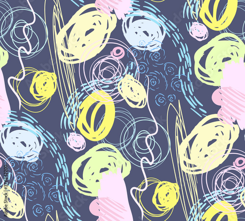 modern abstract bright dizan surface seamless pattern for kids goods, fabrics, packaging and stationery