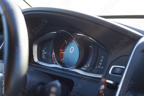 dash board speed panel car speed indicator © Татьяна Бородёнкова