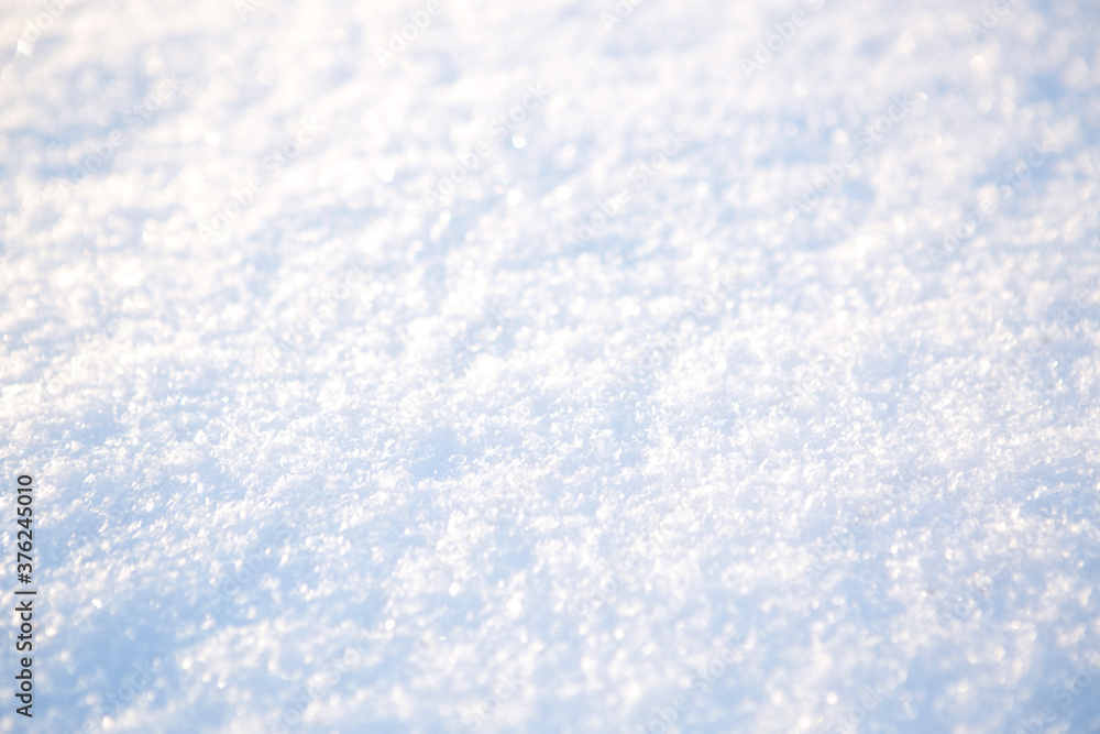 Close up of fresh snow great as a background Close up of fresh snow great as a background
