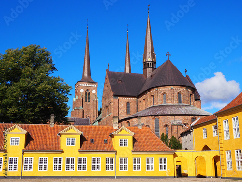 Tableau sur toile Grabkirche in Roskilde