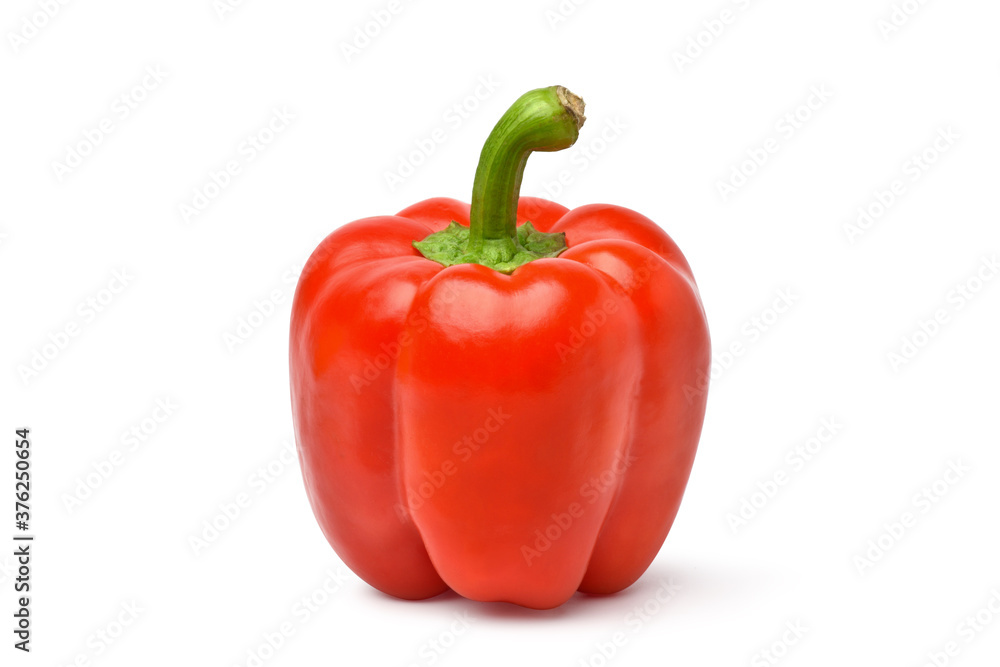 Organic Red pepper isolated on white background, clipping path. Organic Red pepper isolated on white background, clipping path.