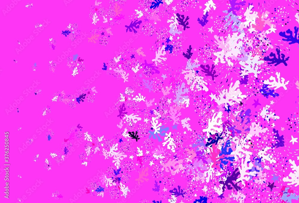 Light Pink vector background with abstract shapes. Light Pink vector background with abstract shapes.