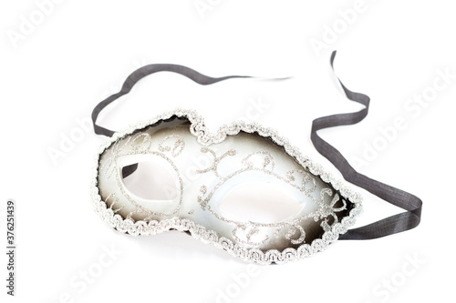 Carnival mask isolated on a white background.