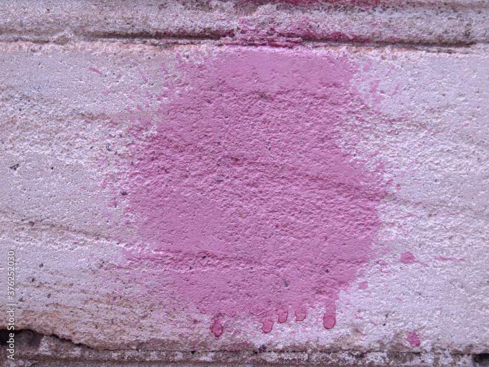 Paint stains on a white wall Paint stains on a white wall