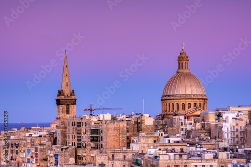  Carmelite church Our Lady of Mount Carmel in Valletta, Malta.