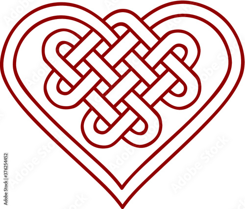 Romantic celtic heart