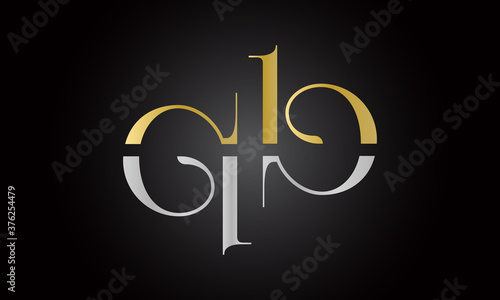 Initial letter QB logo design with creative modern business typography vector template. Creative isolated QB letter logo design